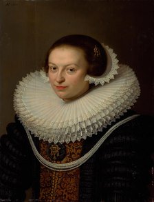 Portrait of Johanna Visscher (1604-1676), 1628. Creator: Bailly; David (1584-1657).