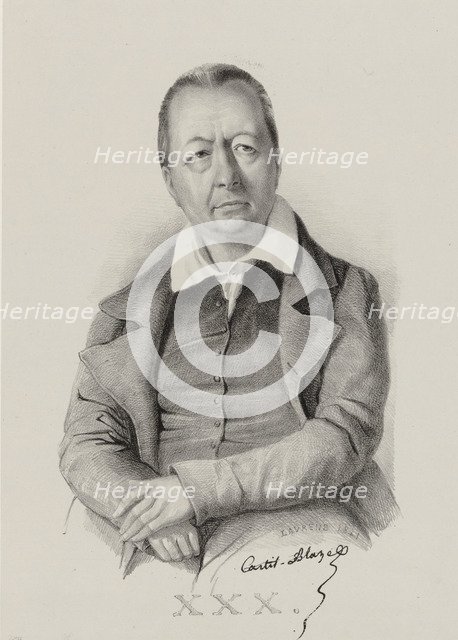 Portrait of the composer François Henri Joseph Castil-Blaze (1784-1857), 1841.