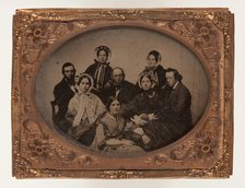 Group Portrait with Jane P. Hoyt, between 1860 and 1870. Creator: Unknown.