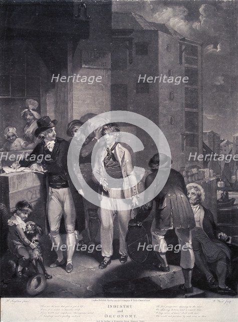 'Industry and Economy', 1794. Artist: William Ward