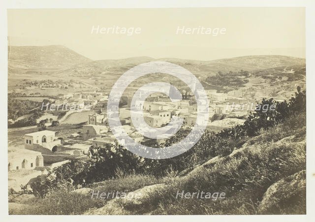 Nazareth, From the North-West, 1857. Creator: Francis Frith.