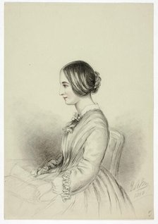 Portrait of Selina (Quin) Markham, 1850. Creator: Elizabeth Murray.