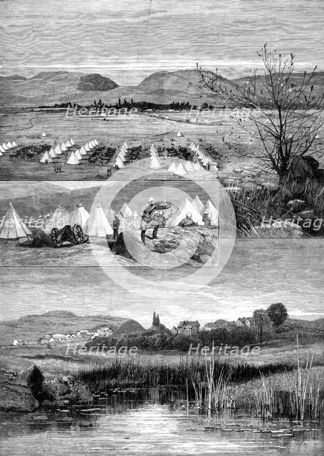 War sketches in South Africa: 1. Pretoria, capital of the Transvaal. 2. Heidelberg, Transvaal, 1881. Creator: Unknown.