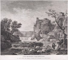 The Little Waterfalls, ca. 1740-1800. Creator: Pierre François Basan.