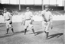 Pat Ragan, Nap Rucker, Elmer Knetzer, Brooklyn NL (baseball), 1912. Creator: Bain News Service.