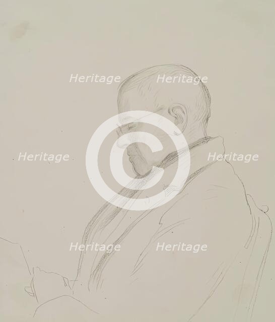 Man Wearing Spectacles, c1840s. Creator: John Phillip.