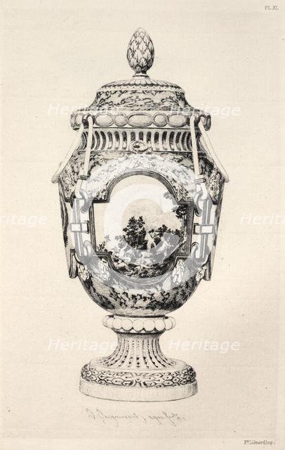 History of the Ceramic Art: A Descriptive and Philosophical Study of the Pottery...(Plate XI), 1877. Creator: Jules Jacquemart (French, 1837-1880).