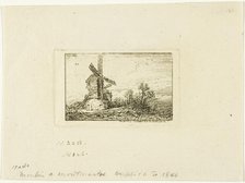 Windmill, 1846. Creator: Charles Emile Jacque.