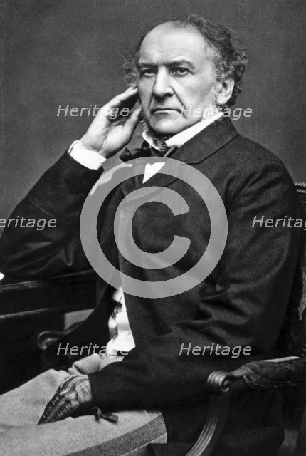 William Ewart Gladstone, British Liberal statesman, 19th century. Artist: Unknown