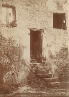 Doorway Into Crumbling Brick Building, 1850s. Creator: Unknown.