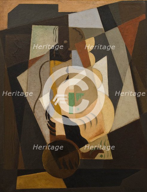 Still Life. Woman with a Mandolin, 1917-1918.