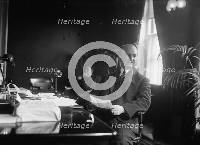 J.P. Tumulty, White House, 1913. Creator: Bain News Service.