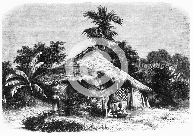 'Native Hut at Bombay', c1891. Creator: James Grant.