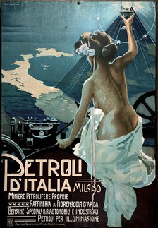 Petroli D'italia Milano. Creator: Codognato, Plinio (1878-1940).