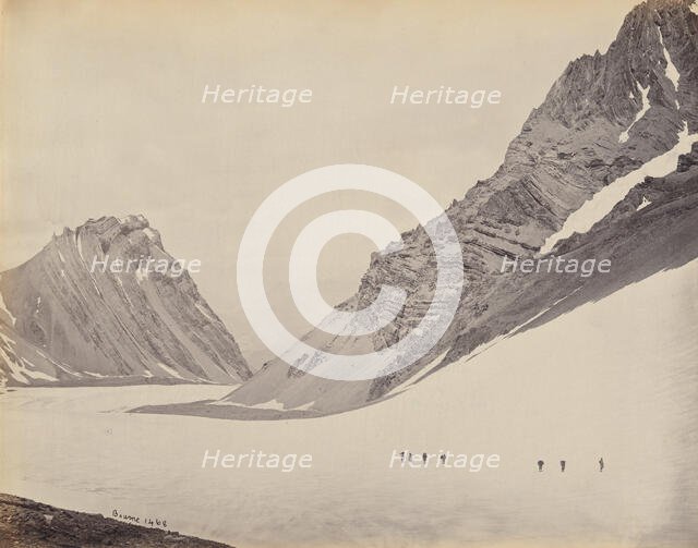The Manirung Pass, 1866. Creator: Samuel Bourne.