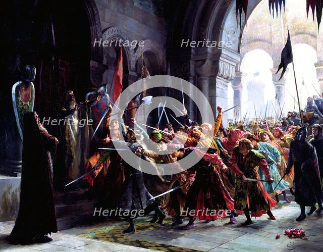 The Burgraves, 1903. Creator: Georges Antoine Rochegrosse.