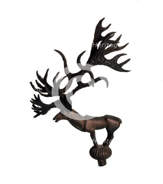 'A gilded wooden figurine of a deer' (Terminal), 5th century BC. Artist: Unknown