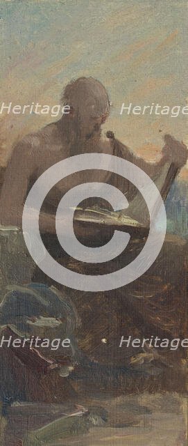 Esquisse pour la mairie de Courbevoie : Les âges de la vie, 1884. Creators: Ernest Jean Delahaye, Louis Picard.