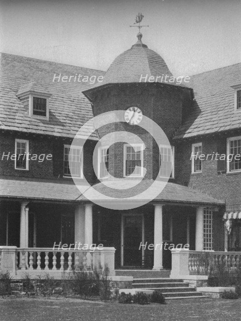 Detail of the terrace entrance, Essex County Club, Manchester, Massachusetts, 1925. Artist: Unknown.