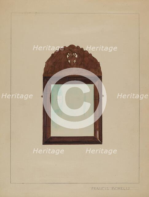 Mirror, c. 1936. Creator: Francis Borelli.