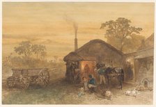 The blacksmith, 1876. Creator: Charles Rochussen.
