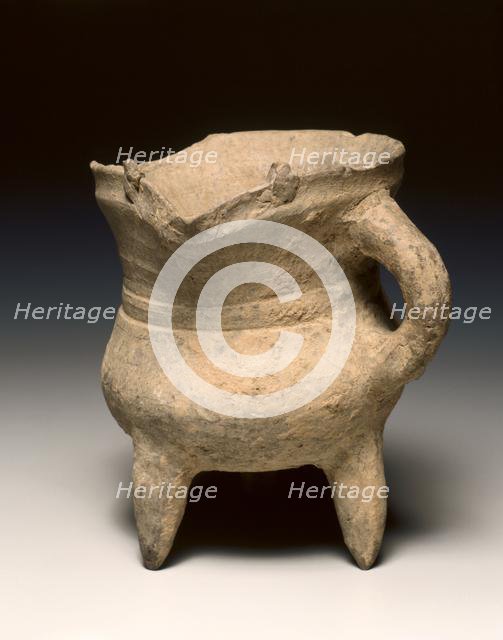 Wine Warmer (Jue), c. 1300-1023 BC. Creator: Unknown.