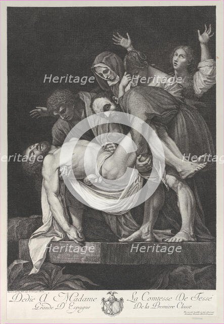 The Entombment, 1772-1824. Creator: Tommaso Piroli.