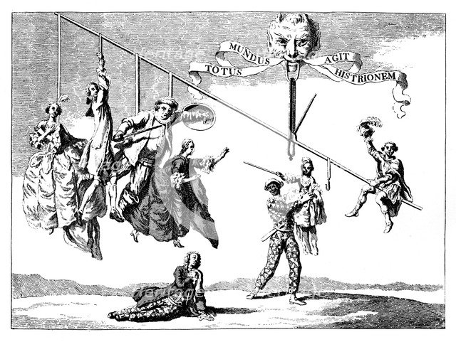 'The Theatrical Steel Yards of 1750', (1751). Artist: Patrick O'Brian