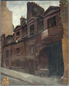 Entrance to the Cheval-Blanc inn, rue Mazet, 1898. Creator: Victor Marec.