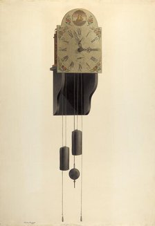 Clock, 1935/1942. Creator: Frank Wenger.