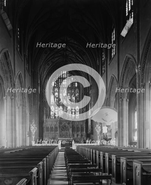 Interior, Trinity Church, New York, N.Y., c1907. Creator: Unknown.