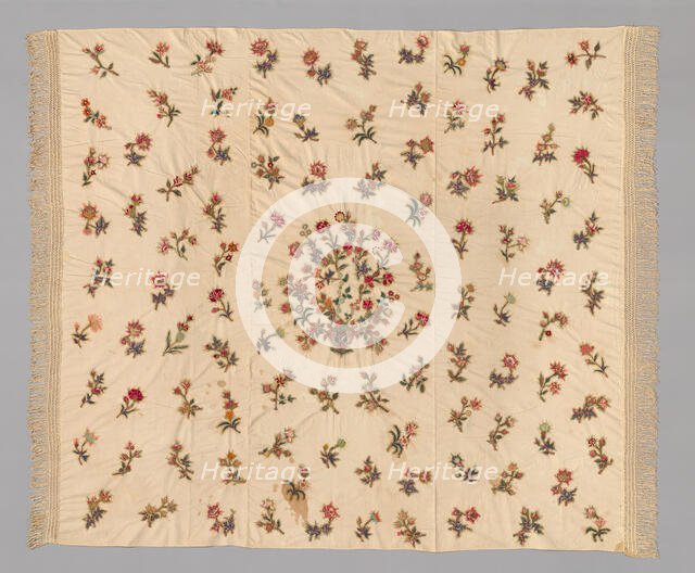 Bedcover, United States, 1801/25. Creator: Unknown.