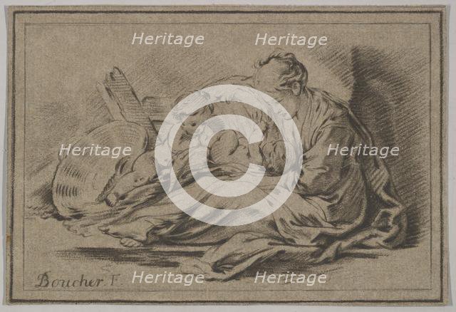 Mother with Two Children, 18th century. Creator: Jurriaan Cootwijk.