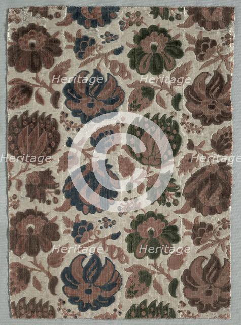 Velvet, 1600s. Creator: Unknown.