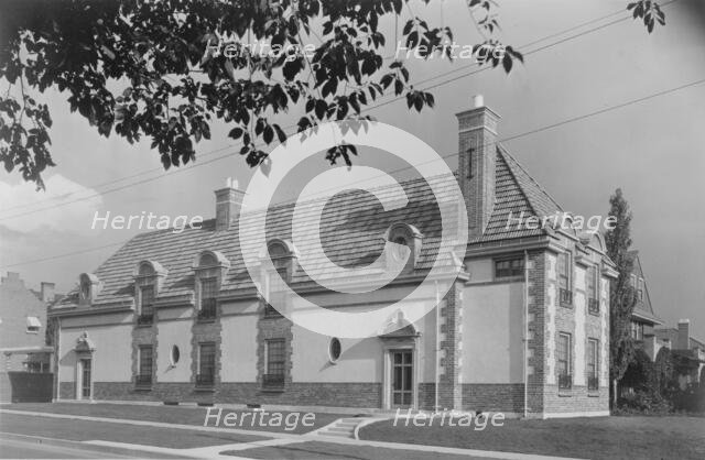 Residence at 1700 East 7th Avenue, Denver, Colorado, J. B. Benedict, architect, 1923. Creator: Roy C. Hyskell.