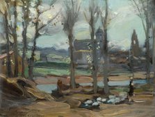 Gerona, 1903. Creator: Douglas Strachan.