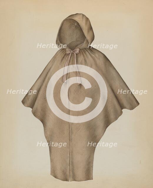 Quaker Cape, c. 1938. Creator: Melita Hofmann.