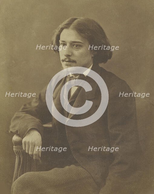 Portrait of the author Alphonse Daudet (1840-1897), ca 1860. Creator: Nadar, Gaspard-Félix (1820-1910).