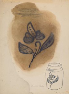 Jar, c. 1938. Creator: George Loughridge.