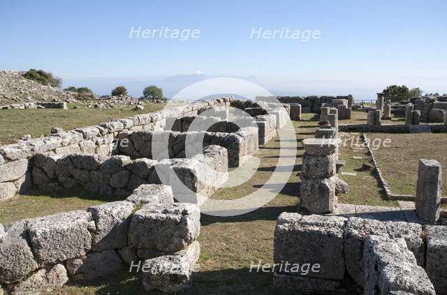 A katagogion in Kassope, Greece. Artist: Samuel Magal