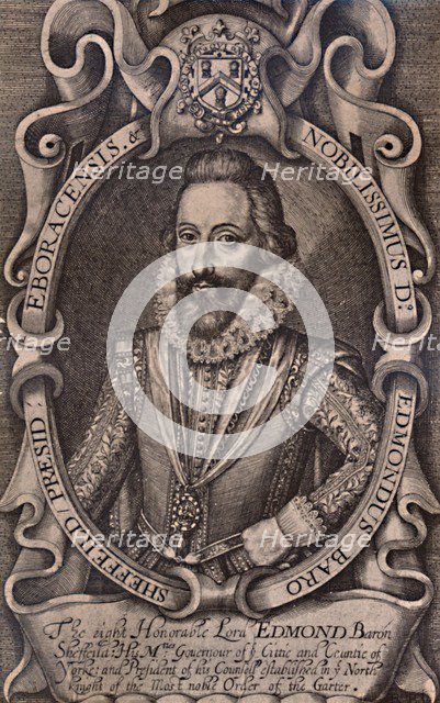 Edmund Sheffield, 1st Earl of Mulgrave, English statesman, early 17th century (1894). Artist: Renold Elstrack.