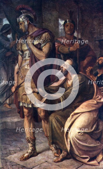St Paul at Rome, 1926.Artist: Frederic Shields