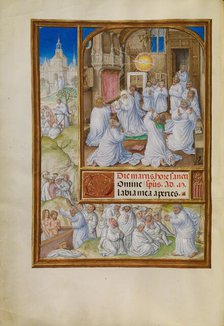 Pentecost; Spinola Hours, about 1510-1520. Creator: Master of James IV of Scotland.