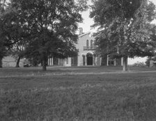 Mt. Holly Plantation house, built in 1840, still occupied, near Foote, Mississippi, 1937. Creator: Dorothea Lange.
