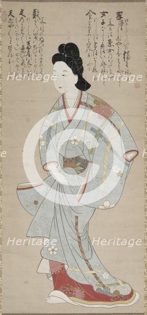 Figure of a Woman, 18th century. Creator: Ekaku Hakuin (Japanese, 1685-1768).