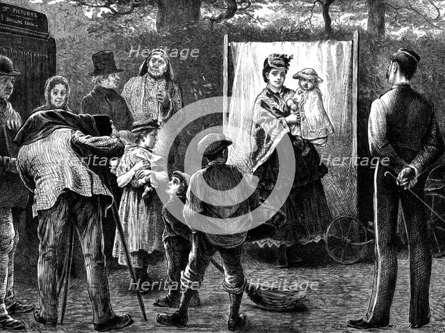 The Travelling Photographer, 1873. Creator: Jenkin.