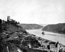 The Rhine, Gutenfels, and the Pfalz, Germany, 1893.Artist: John L Stoddard