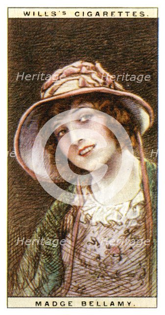 Madge Bellamy (1899-1990), American film star, 1928.Artist: WD & HO Wills