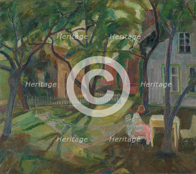 From the Glennegarden in Borre, 1919. Creator: Einar Sandberg.