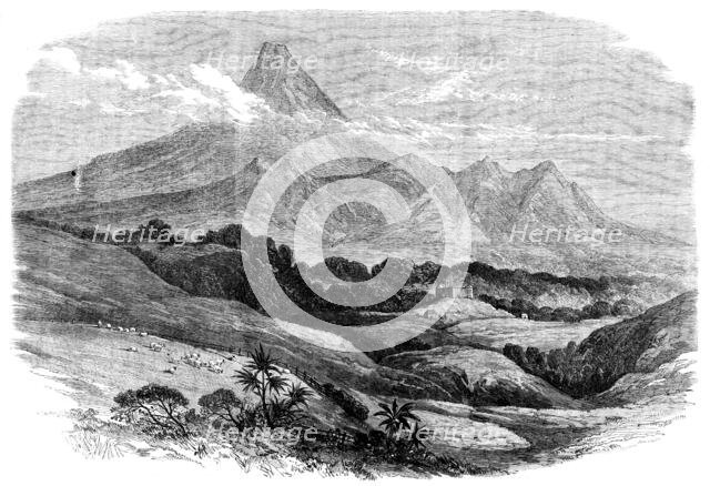 Mount Egmont, in the province of New Plymouth (Taranaki), North Island, New Zealand, 1862. Creator: Unknown.